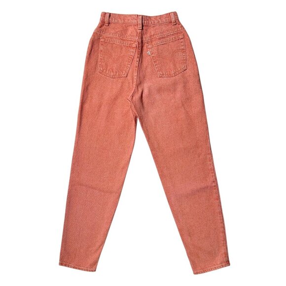 90s vintage Levis 900 series jeans Orange Wash highwaisted relaxed white tab. - Picture 2 of 5